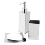 Gedy NE200 Nemesia Polished Chrome Bathroom Accessory Set